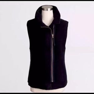 JCrew Factory Sherpa Lined Vest. Navy. Size XXS