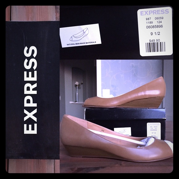 NEW Express, Open-toed Pumps, Size 9.5