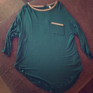 Green and gold tunic