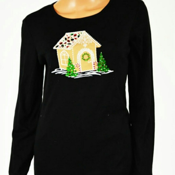 🎄Karen scott Holiday Christmas sweater ship today - Picture 2 of 4