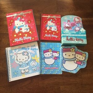 Sanrio Hello Kitty Christmas Snow Note Pad Bundle