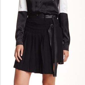 Black L.A.M.B. Kilt skirt