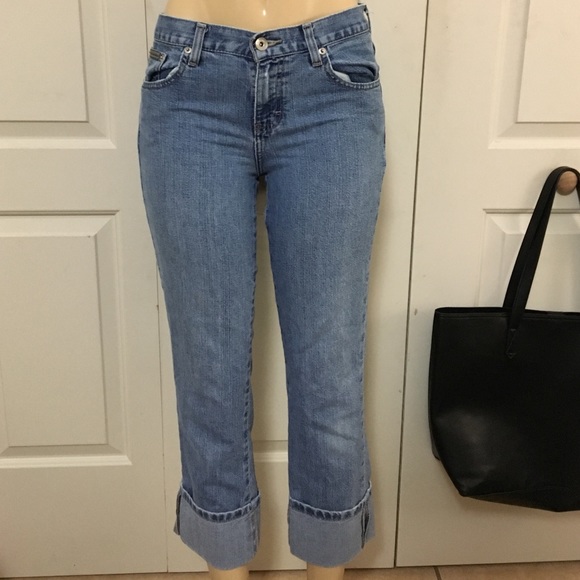 Calvin Klein cuffed jeans