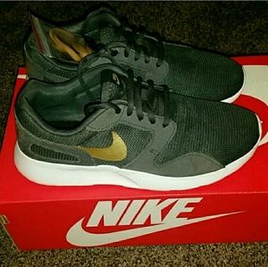 Gold and Black Nike