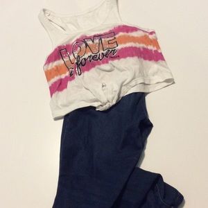 Cute tank with jeans!