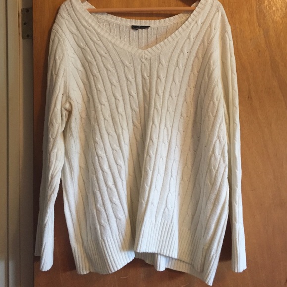 Lane Bryant cream sweater size 18/20