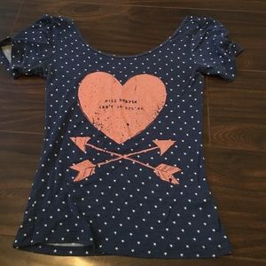 Cute graphic crop top