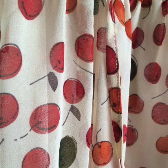 Floaty Fruity Sun Dress, oranges and lemons DOTS - Picture 3 of 4
