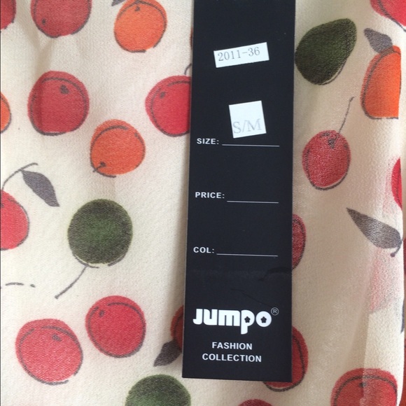 Floaty Fruity Sun Dress, oranges and lemons DOTS - Picture 4 of 4