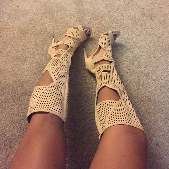 Nude Gladiator Heels