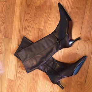Casual corner brown leather boots size 7.5