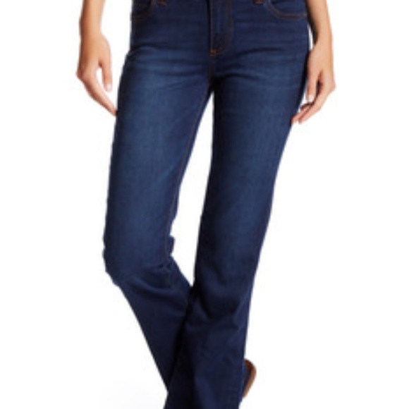 Kut from the Kloth Diane Bootcut high rise jeans.
