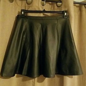 LC Lauren Conrad faux leather skirt