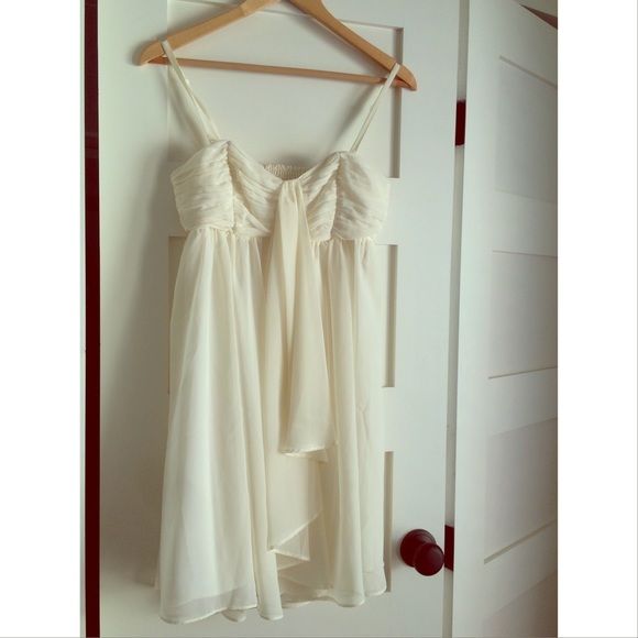 ASOS Ivory mini cocktail Dress. Romantic