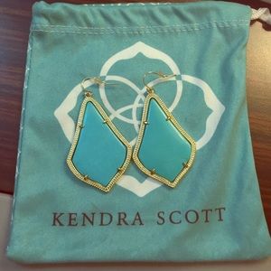 Kendra Scott 'Alex' Earrings in Turquoise
