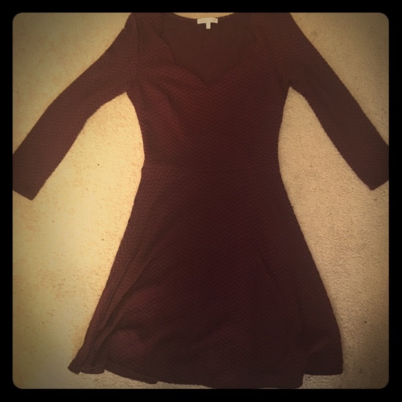 Charlotte Russe dress. Maroon. Worn twice.