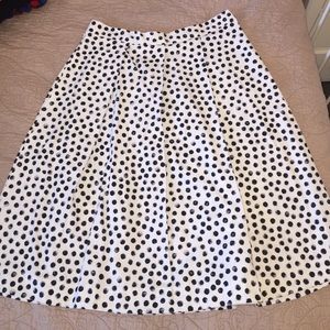 Polka dot skirt