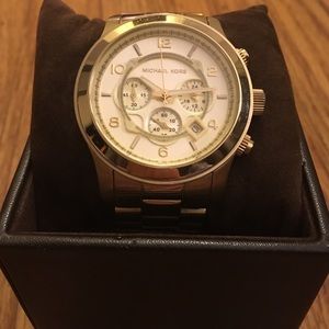 Cleaning out closest.