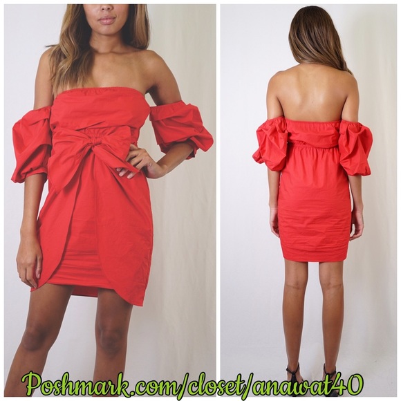 A Lil Poppin Red Dress - Picture 8 of 8