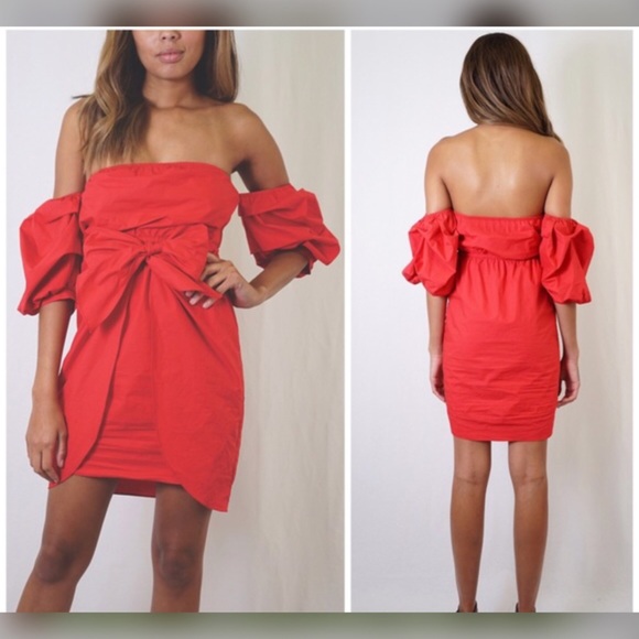 A Lil Poppin Red Dress - Picture 3 of 8