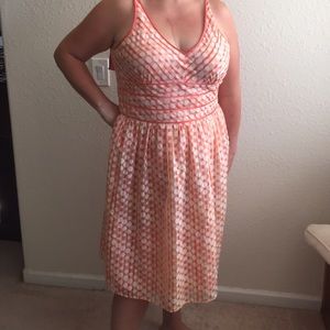 Really cute orange dot dress