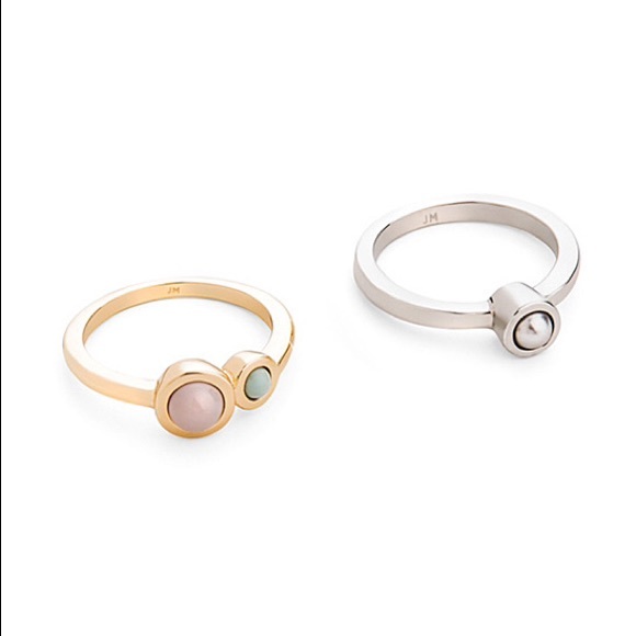 Jewelmint Gold & Silver Byzantine Ring Set