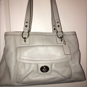 Light grey Coach bag - EUC