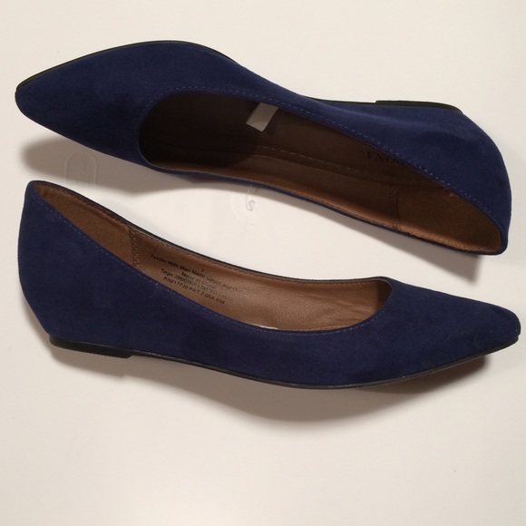 Merona Faux Suede Hidden Wedge Flat