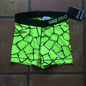 Nike Pro spandex shorts NWT