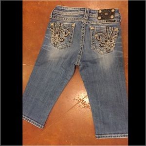 Girls Miss Me Capris Sz 14