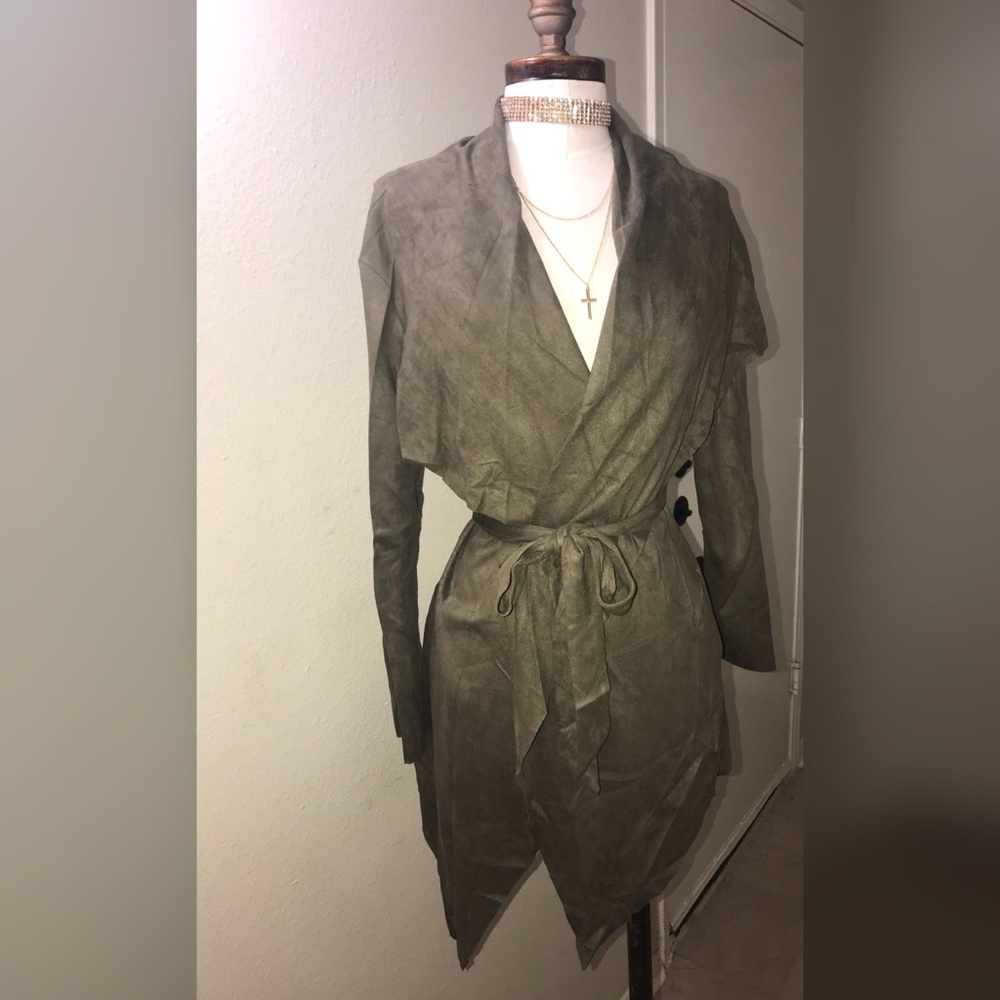 HP New Girl Oliver Suede Cardigan - Picture 4 of 8