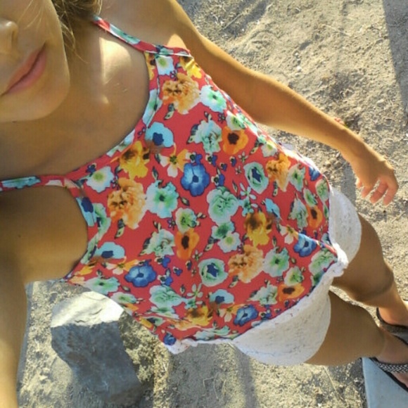 Floral Print Tank Top