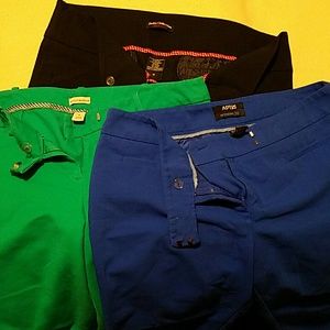 3 pairs Crop Dress Pants