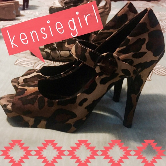 Kensiegirl Leopard Heels