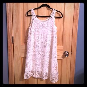 Cream lace dress