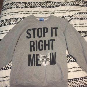 Funny cat sweatshirt