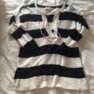 Ann Taylor Loft Striped Tunic Small