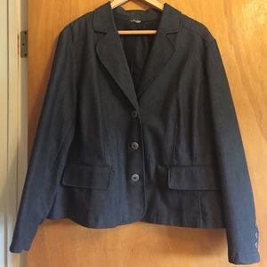 Lane Bryant blue blazer size 18/20