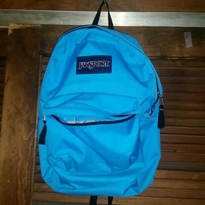 Blue Jansport backpack