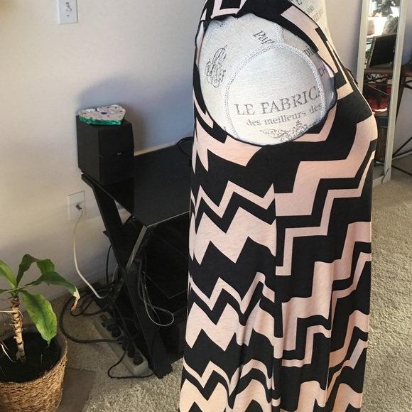 Chevron Style Summer Dress - Picture 3 of 4