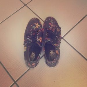 Floral print Vans