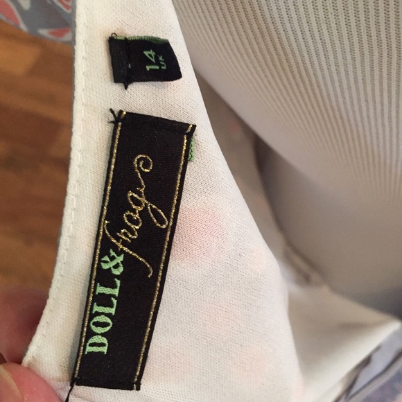 Periwinkle Flutter Sleeve Peplum Pencil Dress - image 4