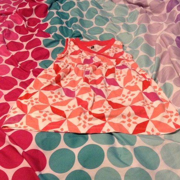 Fun patterned tea dress