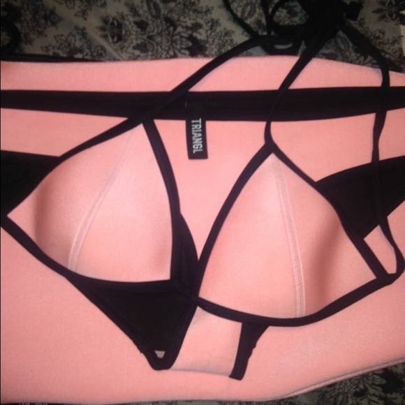 Triangle bathing suit