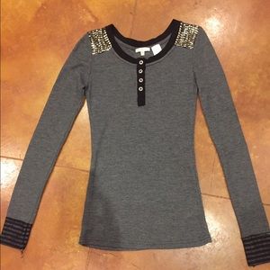 Girls Miss Me Long Sleeve Thermal Sz M