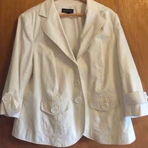 Lane Bryant off-white blazer. Size 18/20