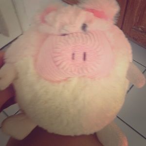 Stuffed pig piggybank
