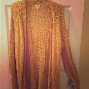 Lightweight Mustard Cardigan