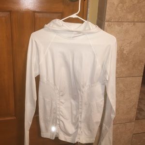 White Athletic Pullover