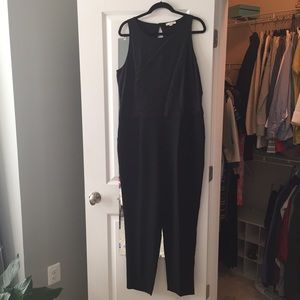 LOFT black dress jumpsuit